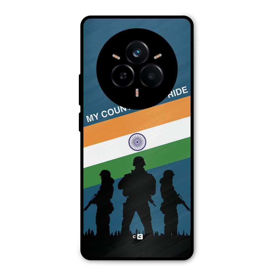 My Country My Pride Metal Back Case for Realme 14 Pro
