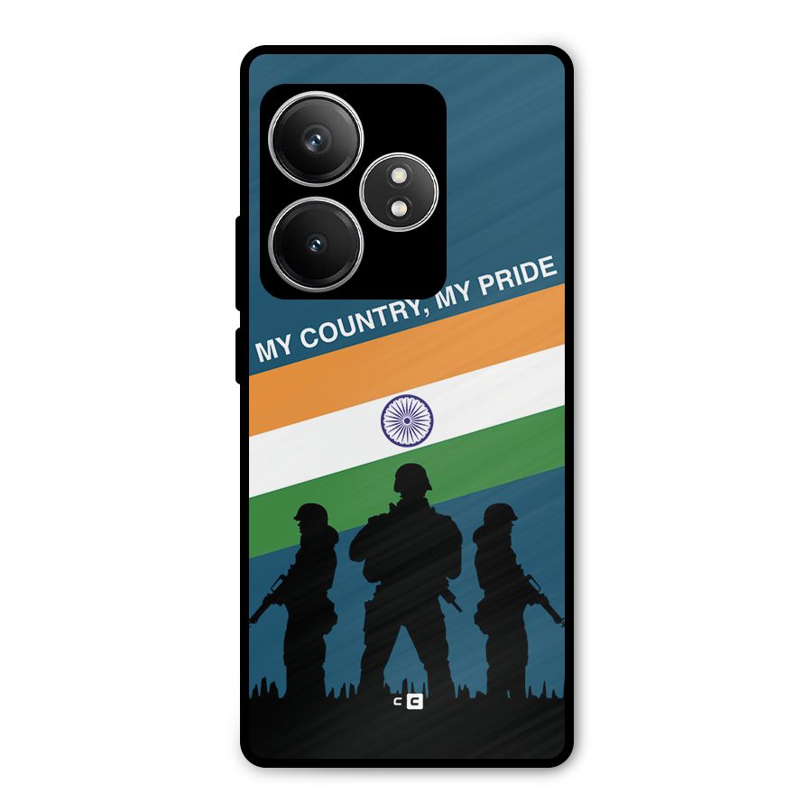 My Country My Pride Metal Back Case for Realme GT 6T