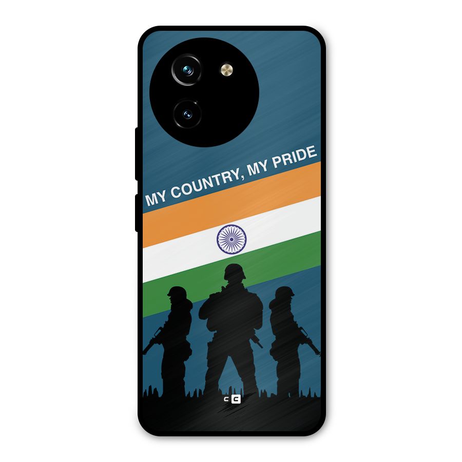 My Country My Pride Metal Back Case for Vivo T3x