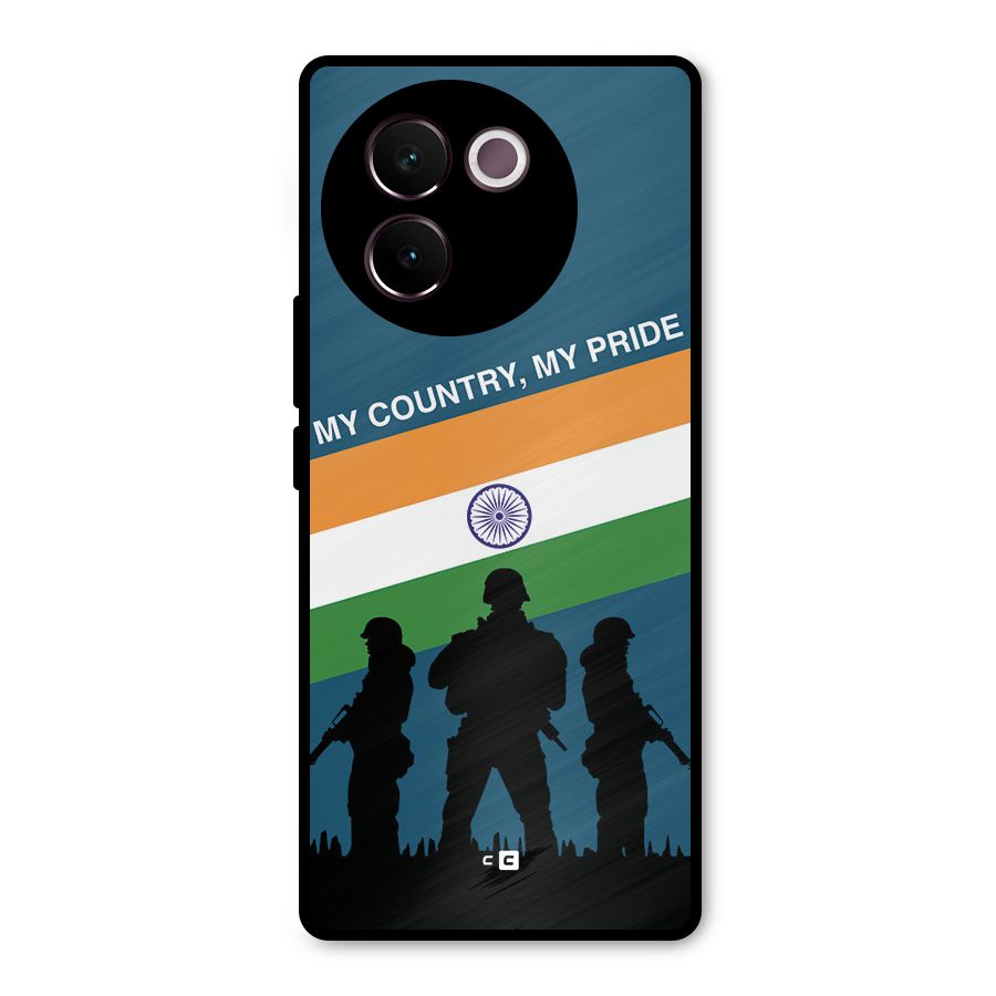 My Country My Pride Metal Back Case for Vivo V30e