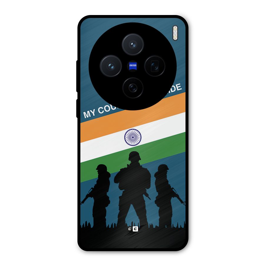 My Country My Pride Metal Back Case for Vivo X200