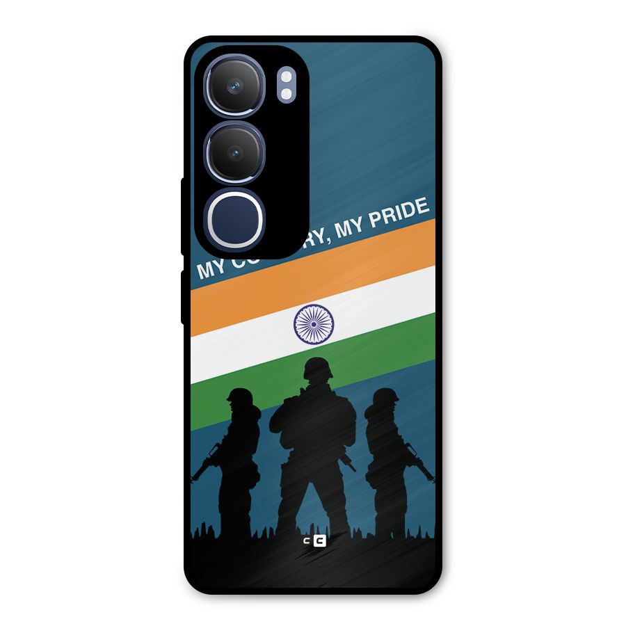 My Country My Pride Metal Back Case for Vivo Y29