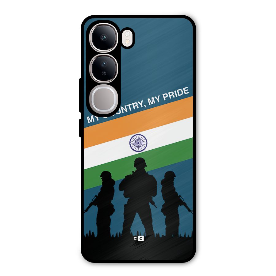 My Country My Pride Metal Back Case for Vivo Y300