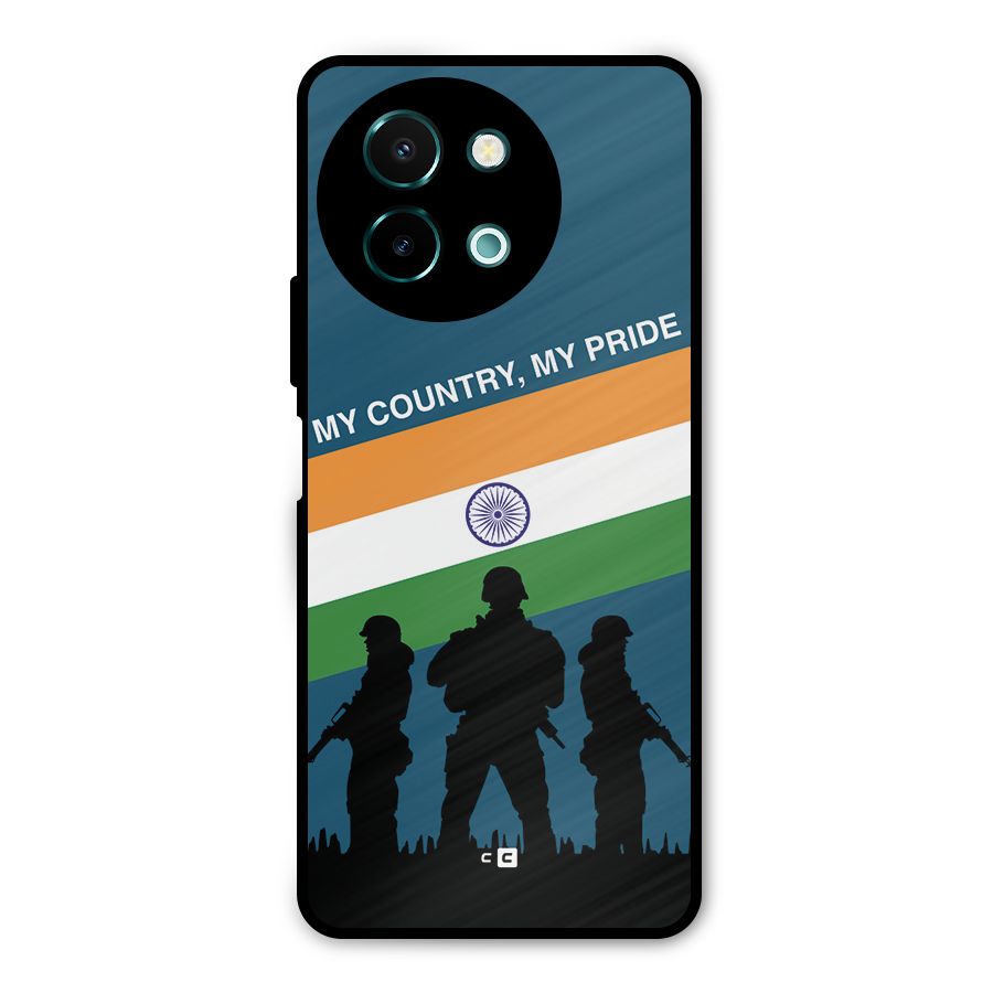 My Country My Pride Metal Back Case for Vivo Y58