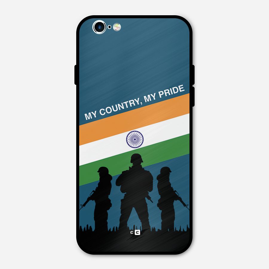 My Country My Pride Metal Back Case for iPhone 6 6s