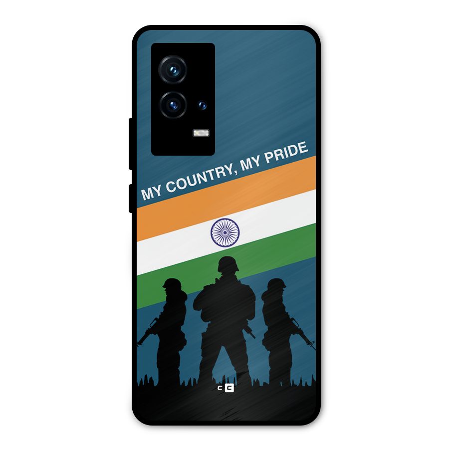 My Country My Pride Metal Back Case for iQOO 9 5G