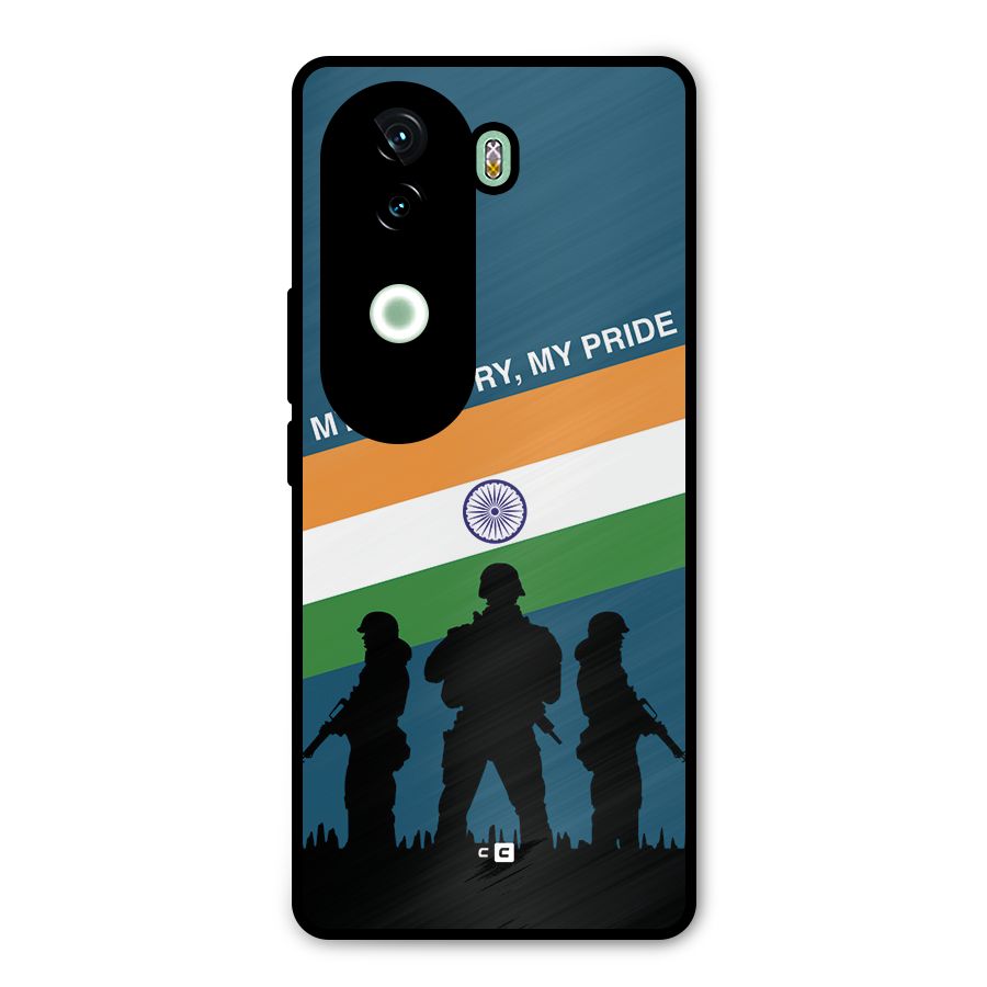 My Country My Pride Metal Back Case for iQOO Z9s