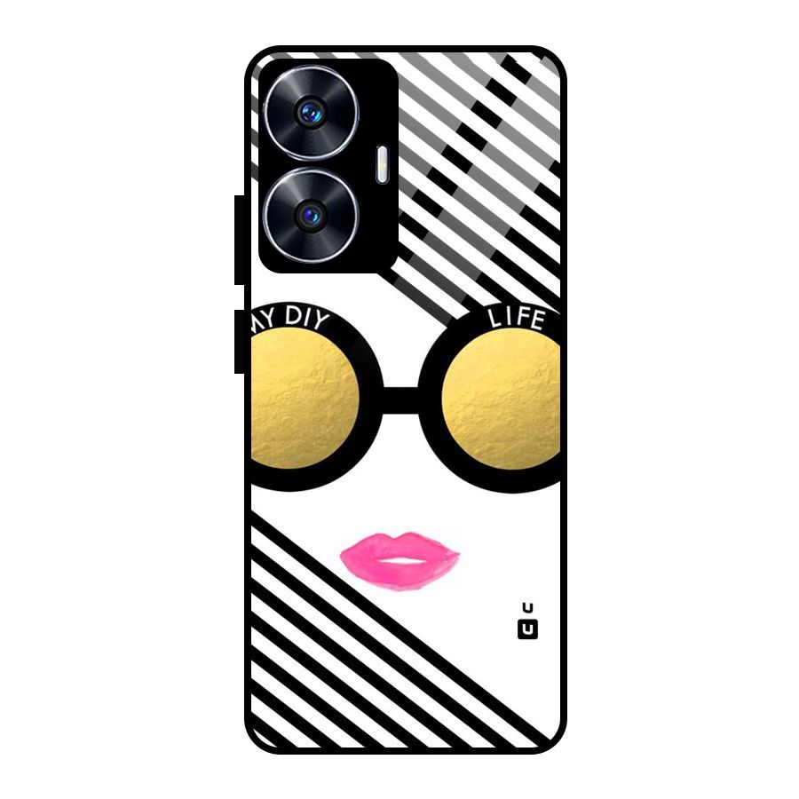 My DIY Life Glass Back Case for Realme Narzo N55