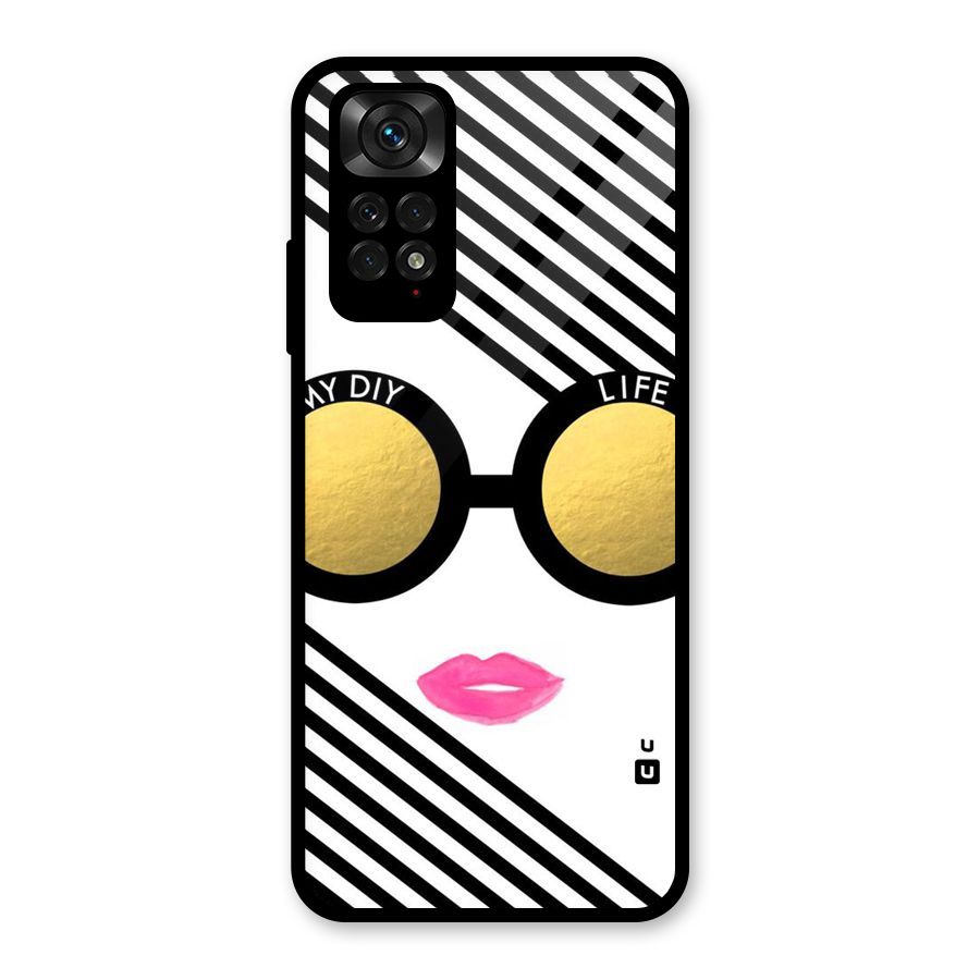 My DIY Life Glass Back Case for Redmi Note 11S