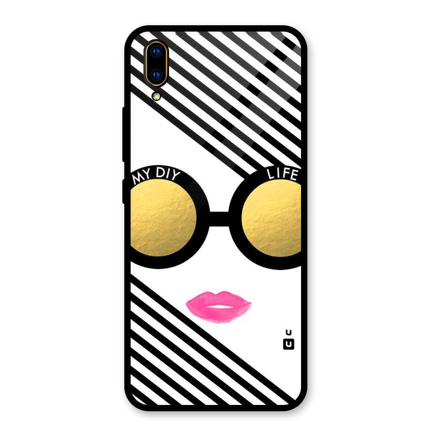 My DIY Life Glass Back Case for Vivo V11 Pro