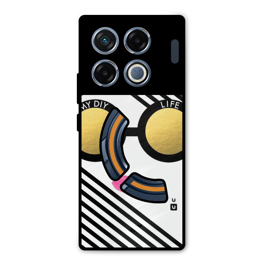 My DIY Life Metal Back Case for Infinix GT 20 Pro