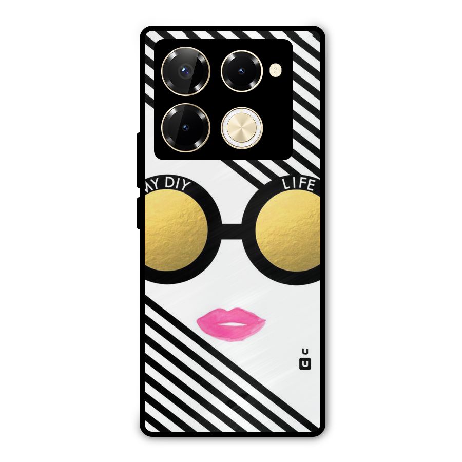 My DIY Life Metal Back Case for Infinix Note 40 Pro Plus