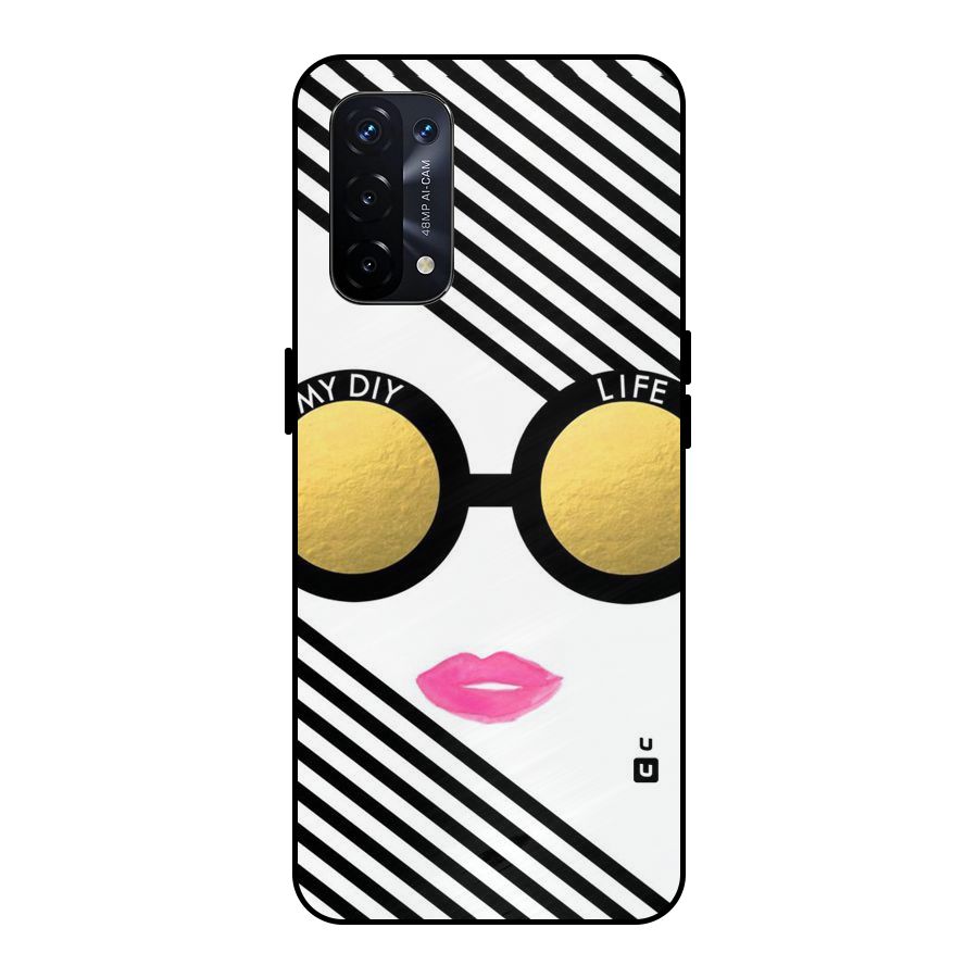 My DIY Life Metal Back Case for Oppo A74 5G
