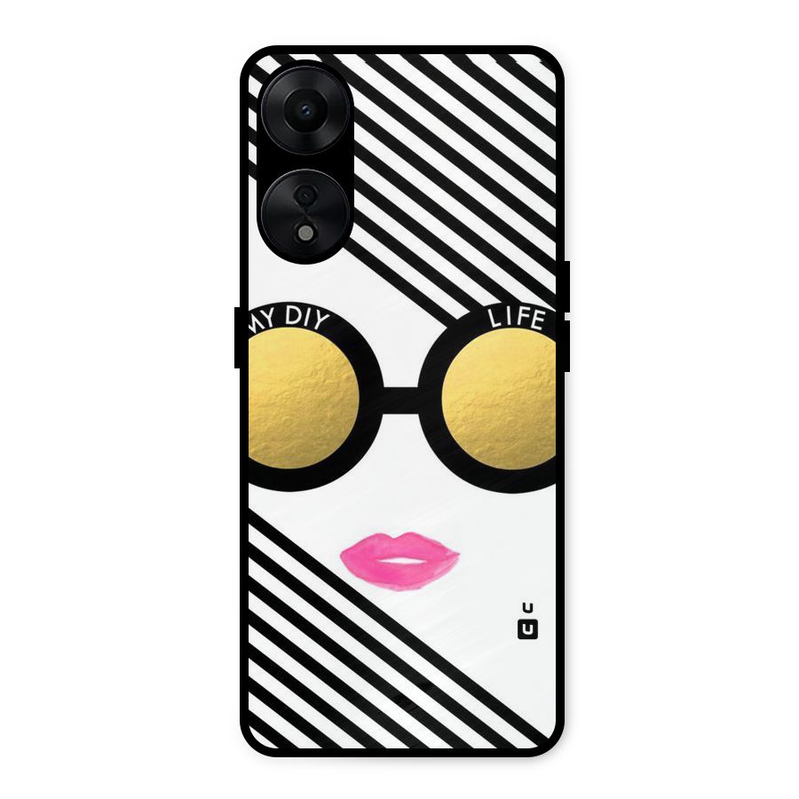 My DIY Life Metal Back Case for Oppo A78 5G