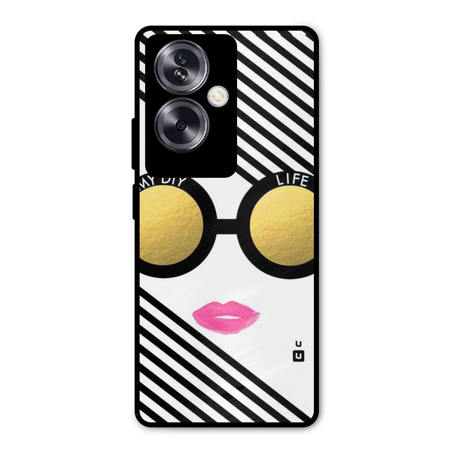 My DIY Life Metal Back Case for Oppo A79 5G