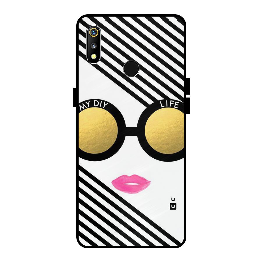 My DIY Life Metal Back Case for Realme 3i