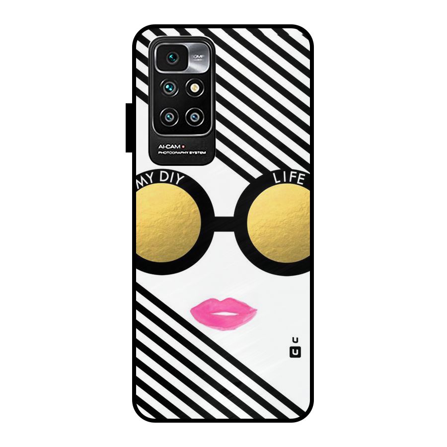 My DIY Life Metal Back Case for Redmi 10 Prime