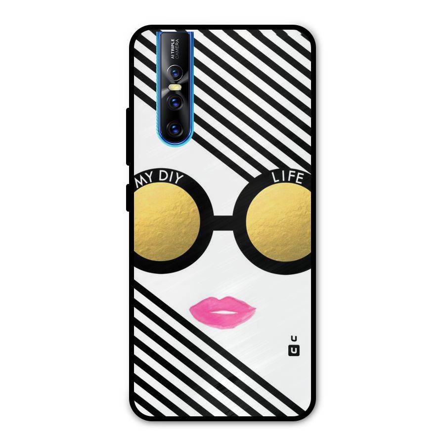 My DIY Life Metal Back Case for Vivo V15 Pro