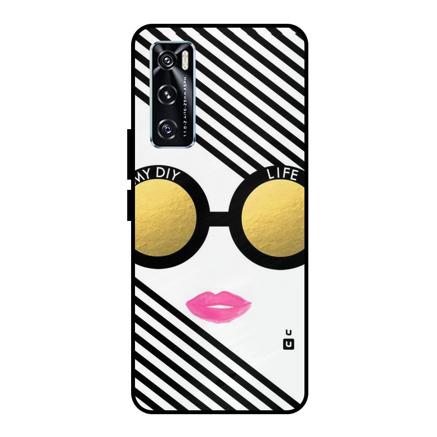 My DIY Life Metal Back Case for Vivo V20 SE