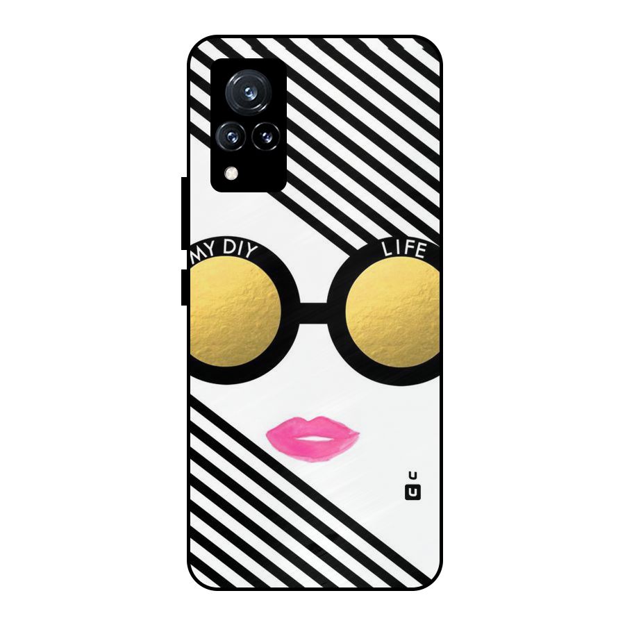 My DIY Life Metal Back Case for Vivo V21 5G