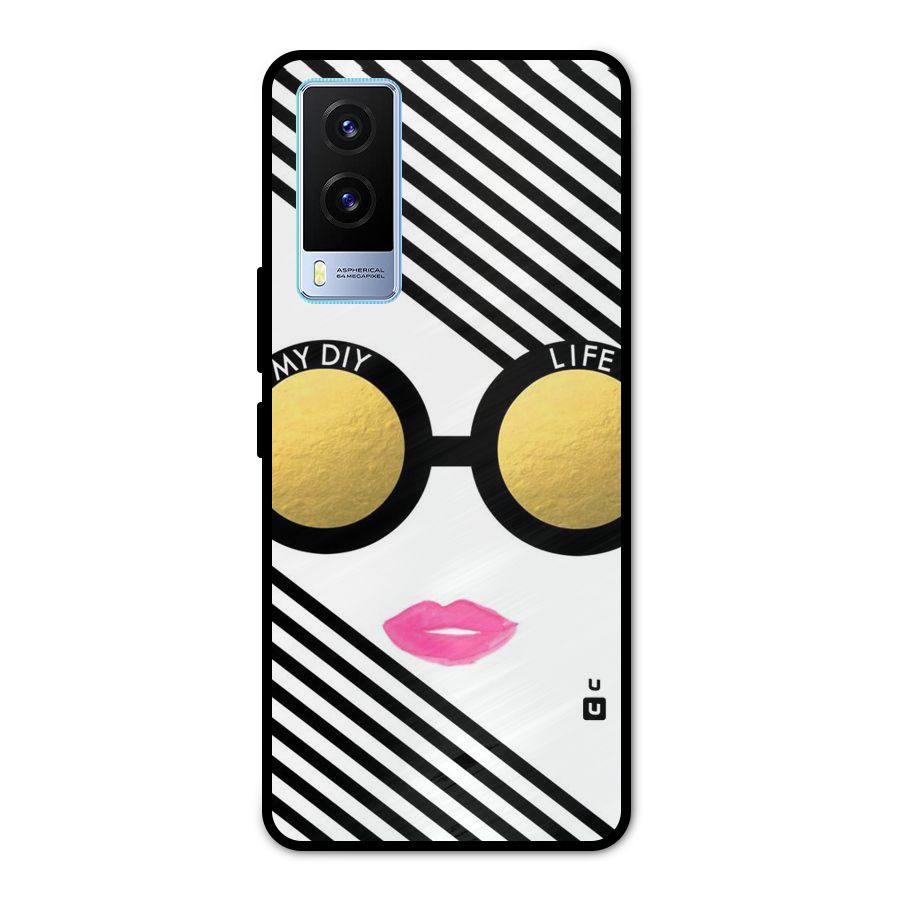 My DIY Life Metal Back Case for Vivo V21e 5G