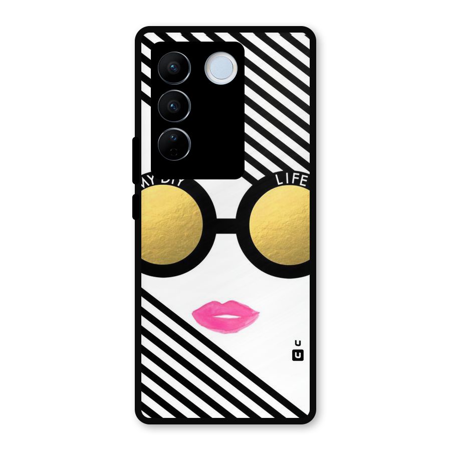 My DIY Life Metal Back Case for Vivo V27 Pro