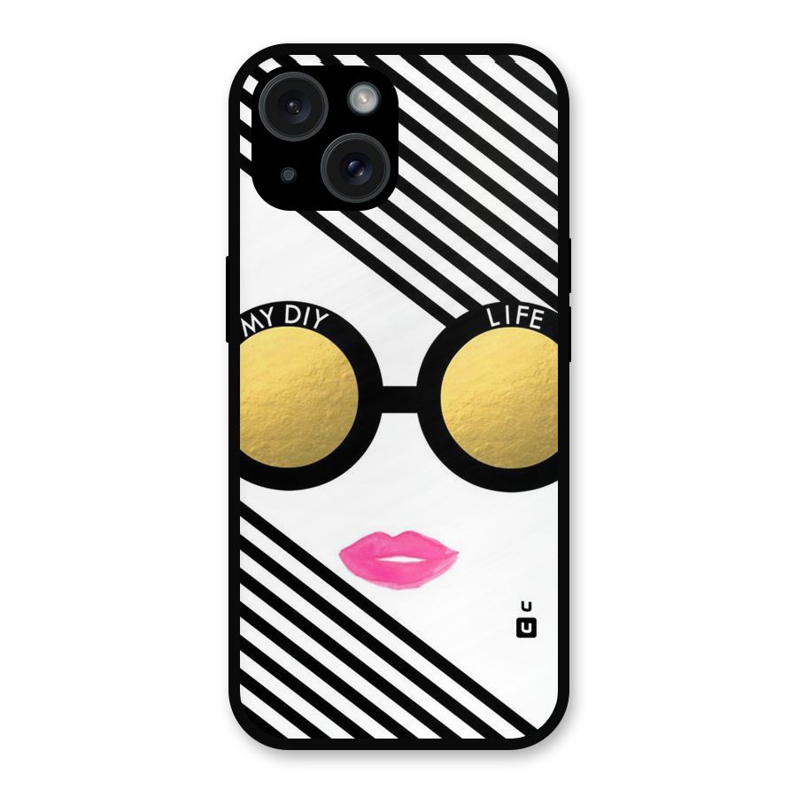 My DIY Life Metal Back Case for iPhone 15