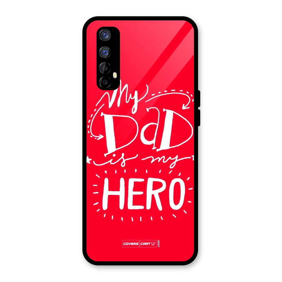 My Dad My Hero Glass Back Case for Realme Narzo 20 Pro