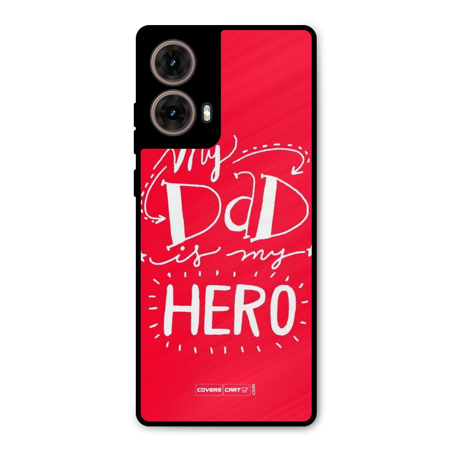 My Dad My Hero Metal Back Case for Moto G85