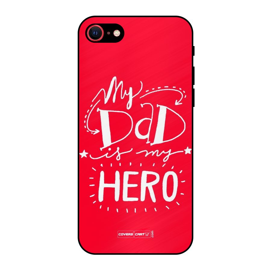 My Dad My Hero Metal Back Case for iPhone SE 2022