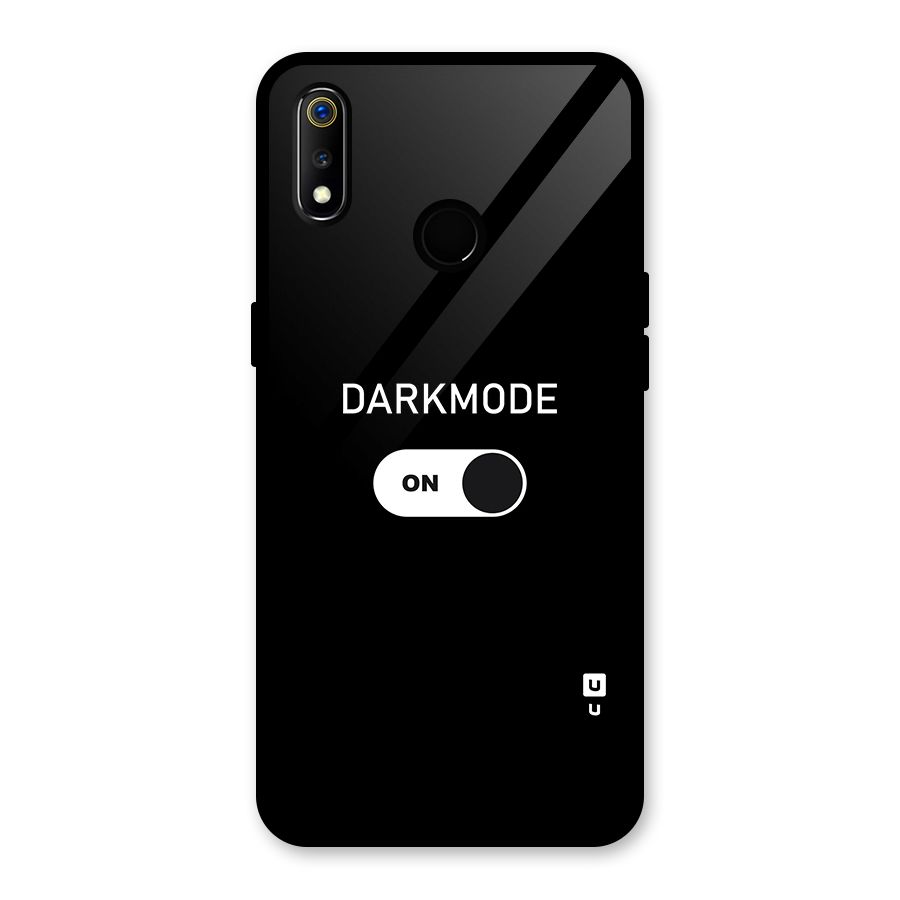 My Darkmode On Glass Back Case for Realme 3i