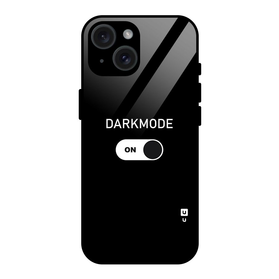 My Darkmode On Glass Back Case for iPhone 15