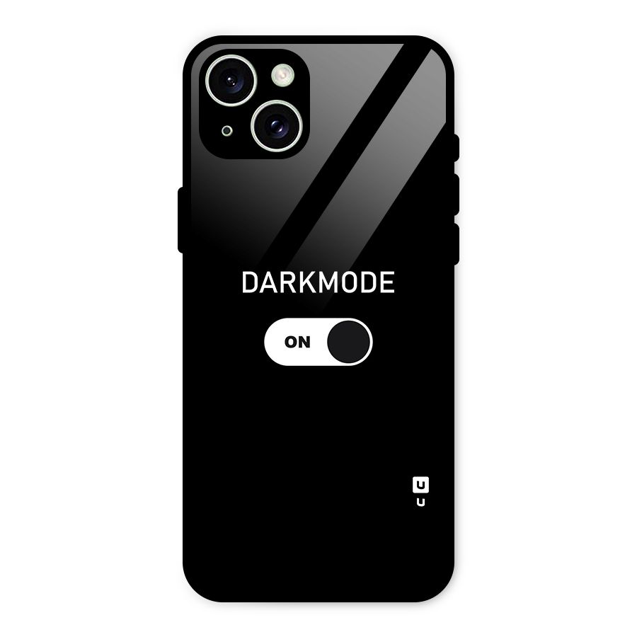 My Darkmode On Glass Back Case for iPhone 15 Plus