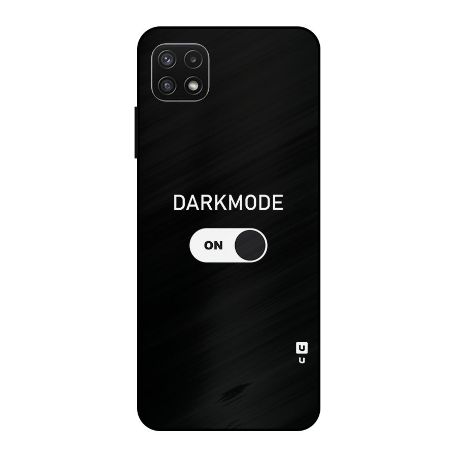 My Darkmode On Metal Back Case for Galaxy A22 5G