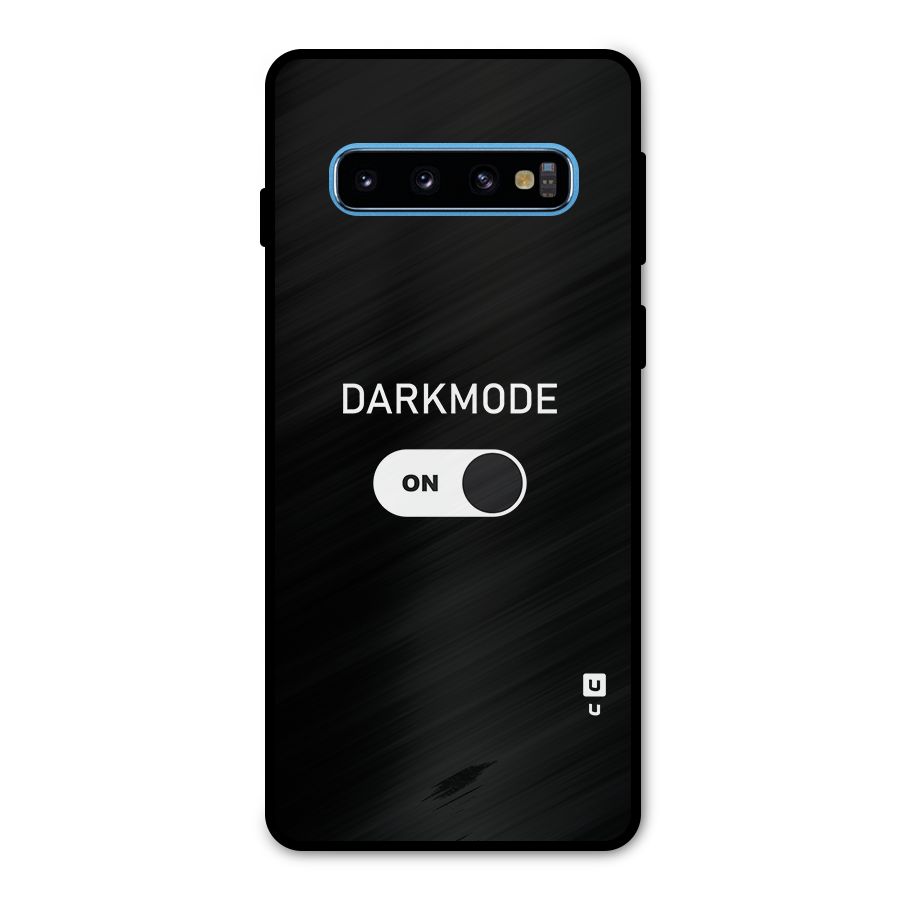 My Darkmode On Metal Back Case for Galaxy S10