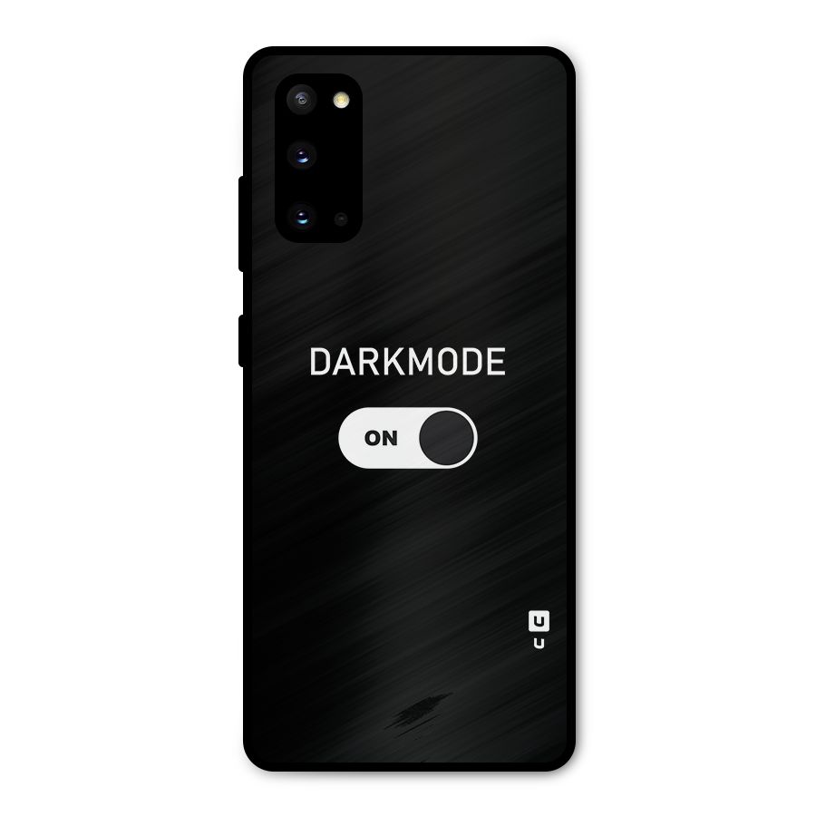 My Darkmode On Metal Back Case for Galaxy S20