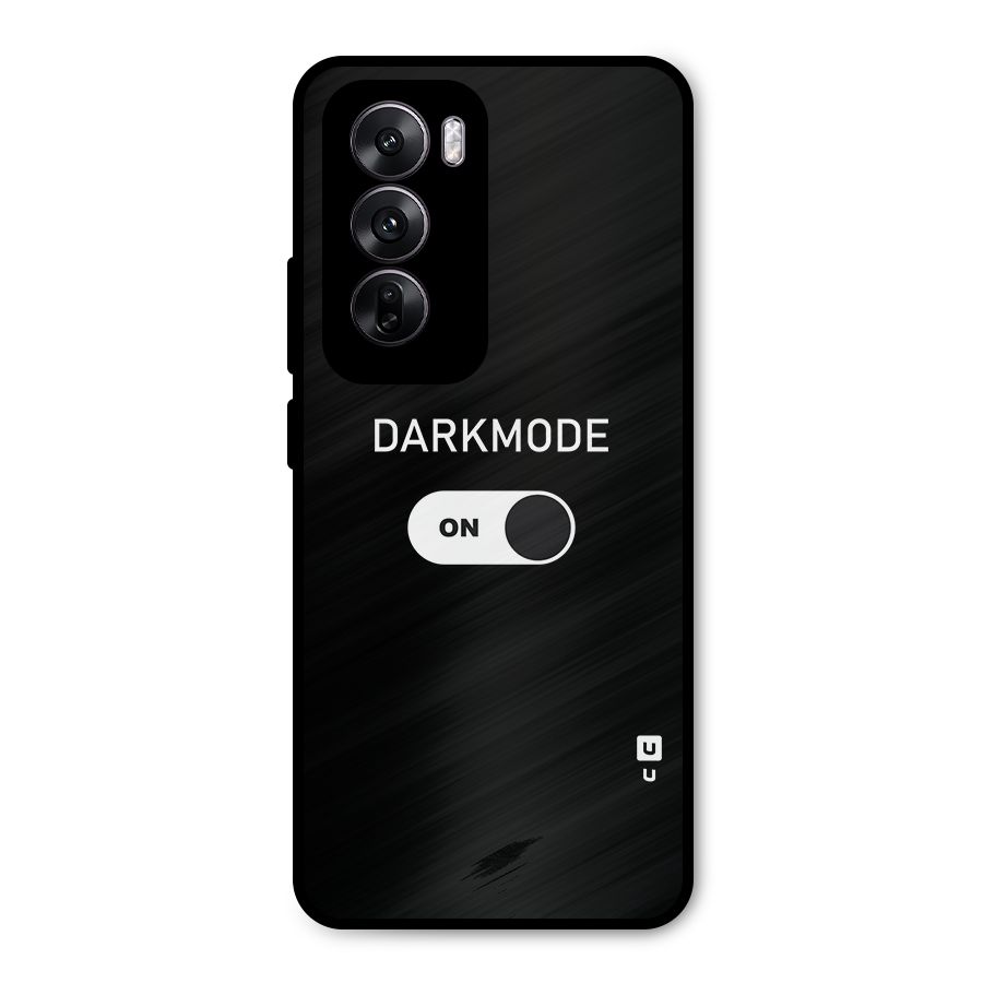 My Darkmode On Metal Back Case for Oppo Reno12