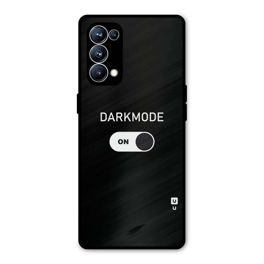 My Darkmode On Metal Back Case for Oppo Reno5 Pro 5G