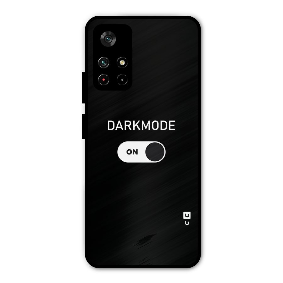 My Darkmode On Metal Back Case for Poco M4 Pro 5G