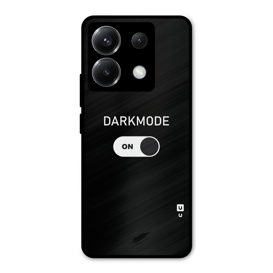My Darkmode On Metal Back Case for Poco X6