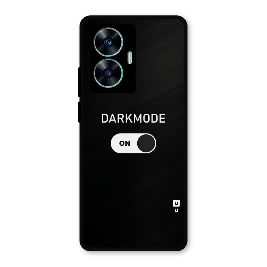 My Darkmode On Metal Back Case for Realme Narzo N55