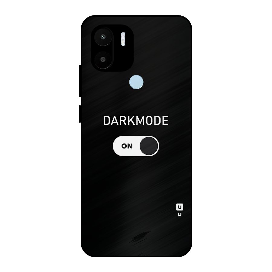 My Darkmode On Metal Back Case for Redmi A2+