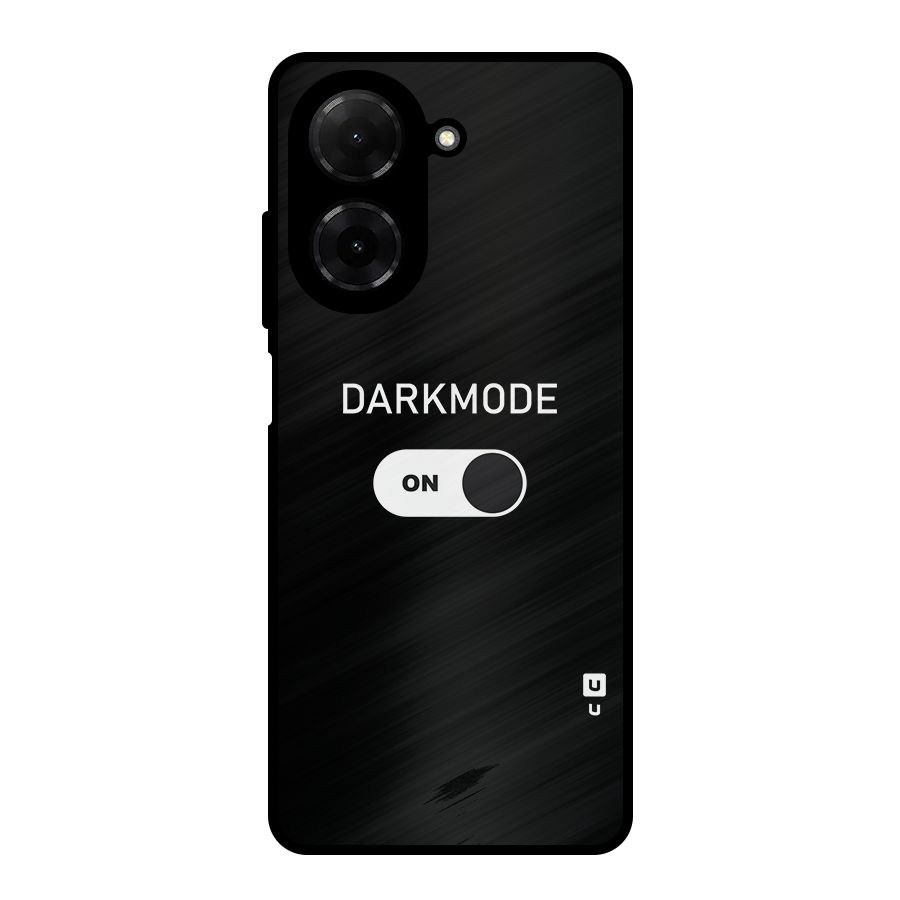 My Darkmode On Metal Back Case for Redmi A5 4G
