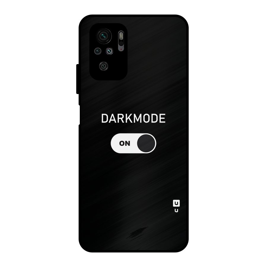 My Darkmode On Metal Back Case for Redmi Note 10S