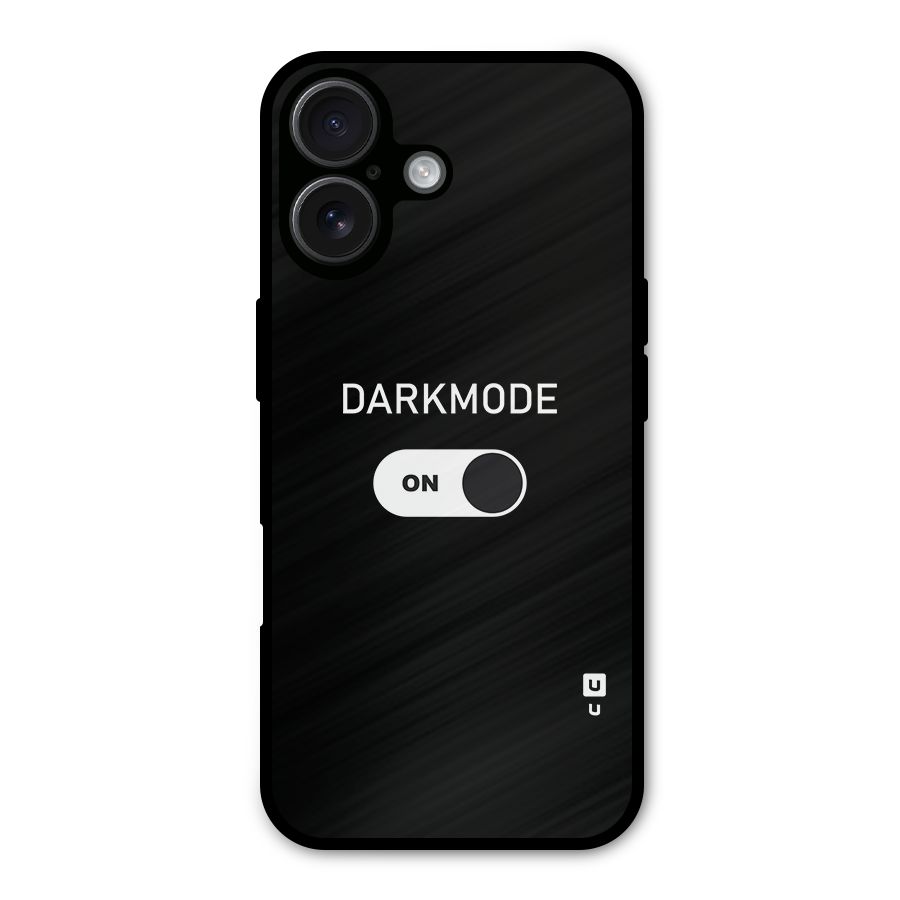 My Darkmode On Metal Back Case for iPhone 16