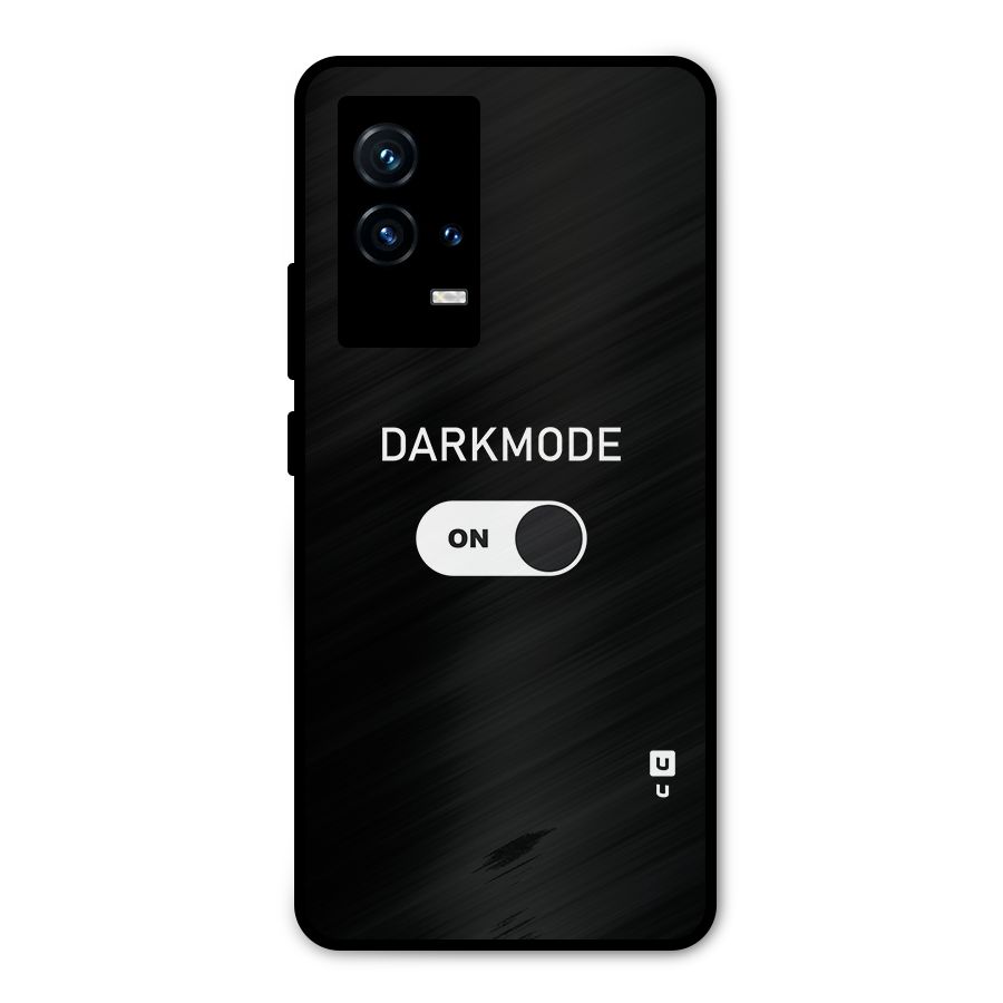 My Darkmode On Metal Back Case for iQOO 9 5G