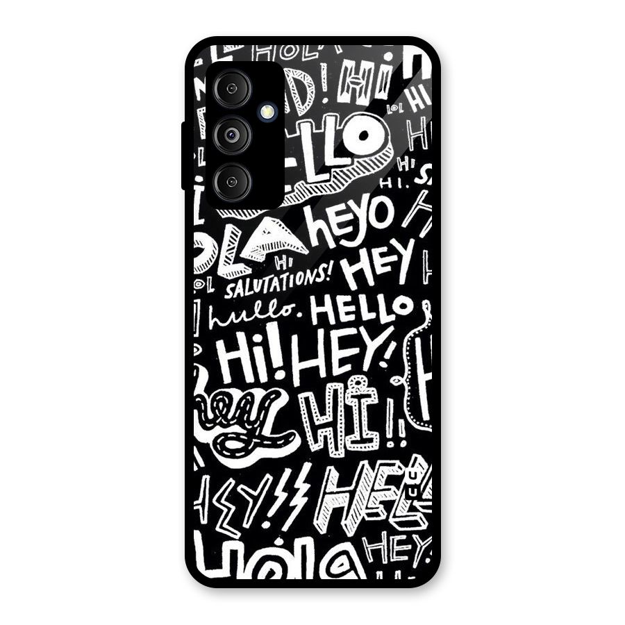 My Friend Glass Back Case for Galaxy M14 5G
