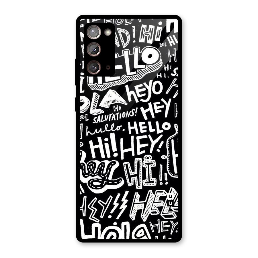 My Friend Glass Back Case for Galaxy Note 20