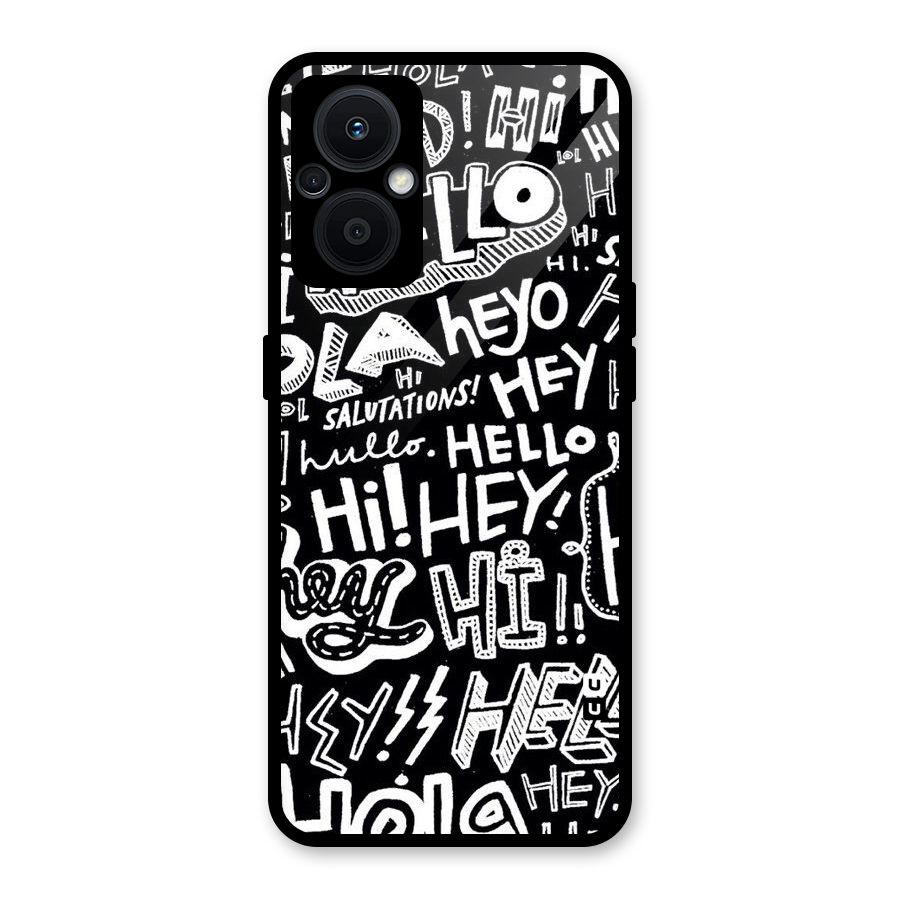 My Friend Glass Back Case for Oppo F21s Pro 5G
