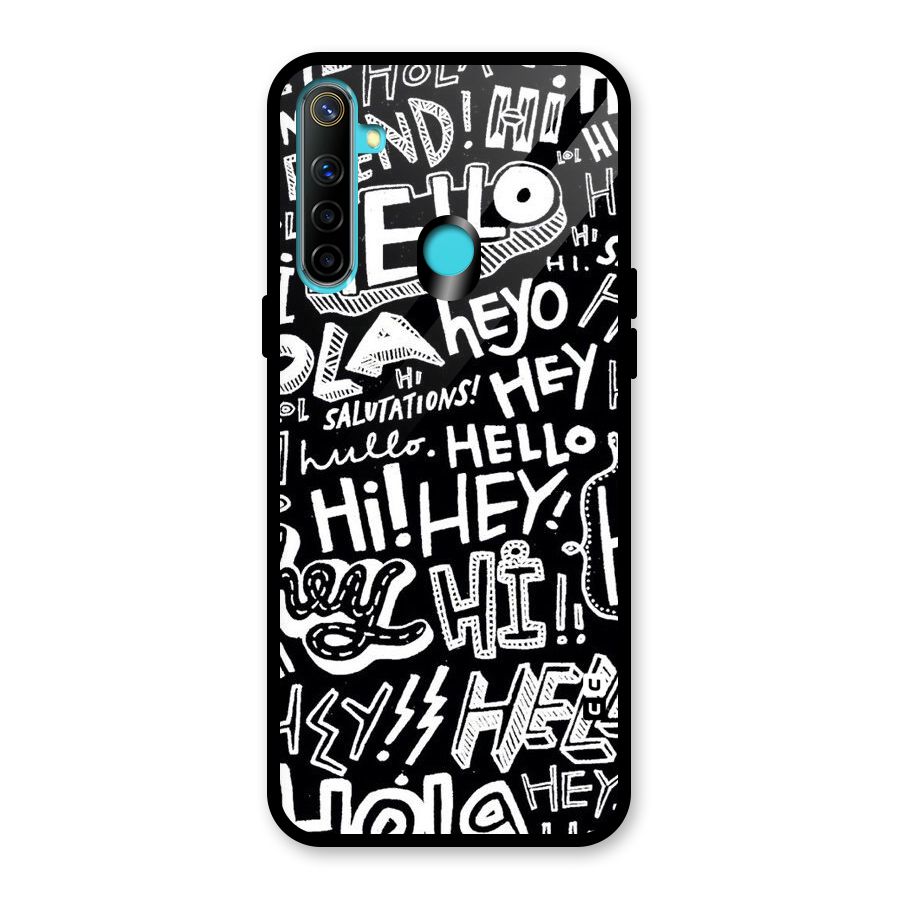 My Friend Glass Back Case for Realme 5i